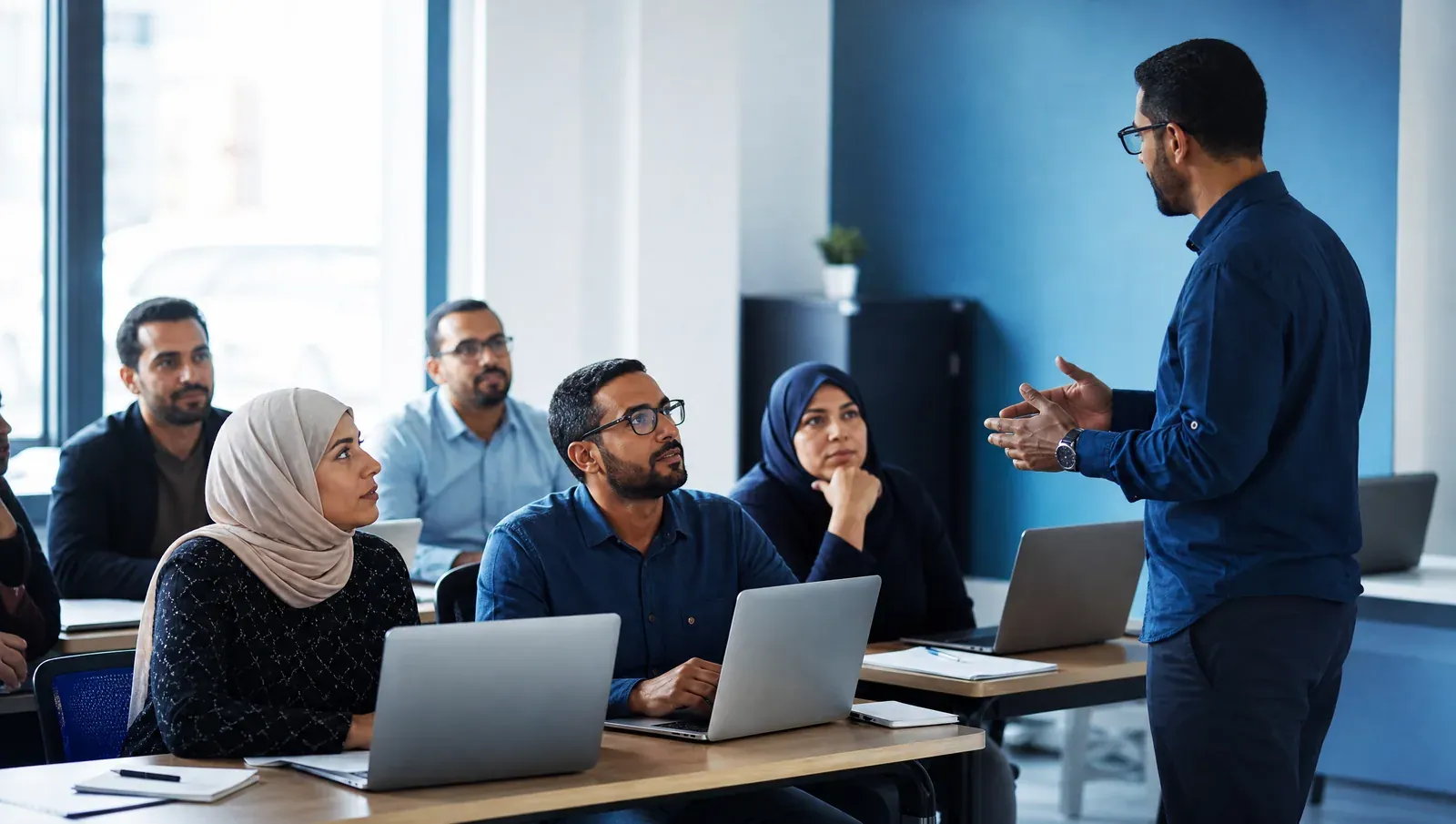 Session de formation pour adultes en centre de formation