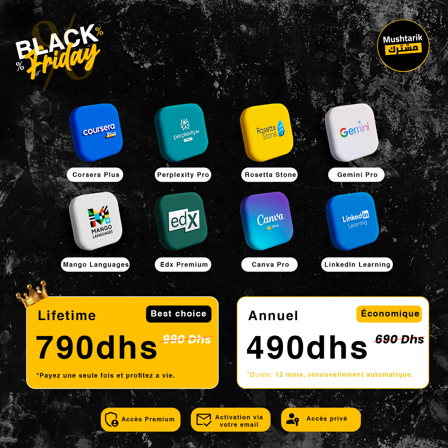 Offre Mushtarik - Productivité