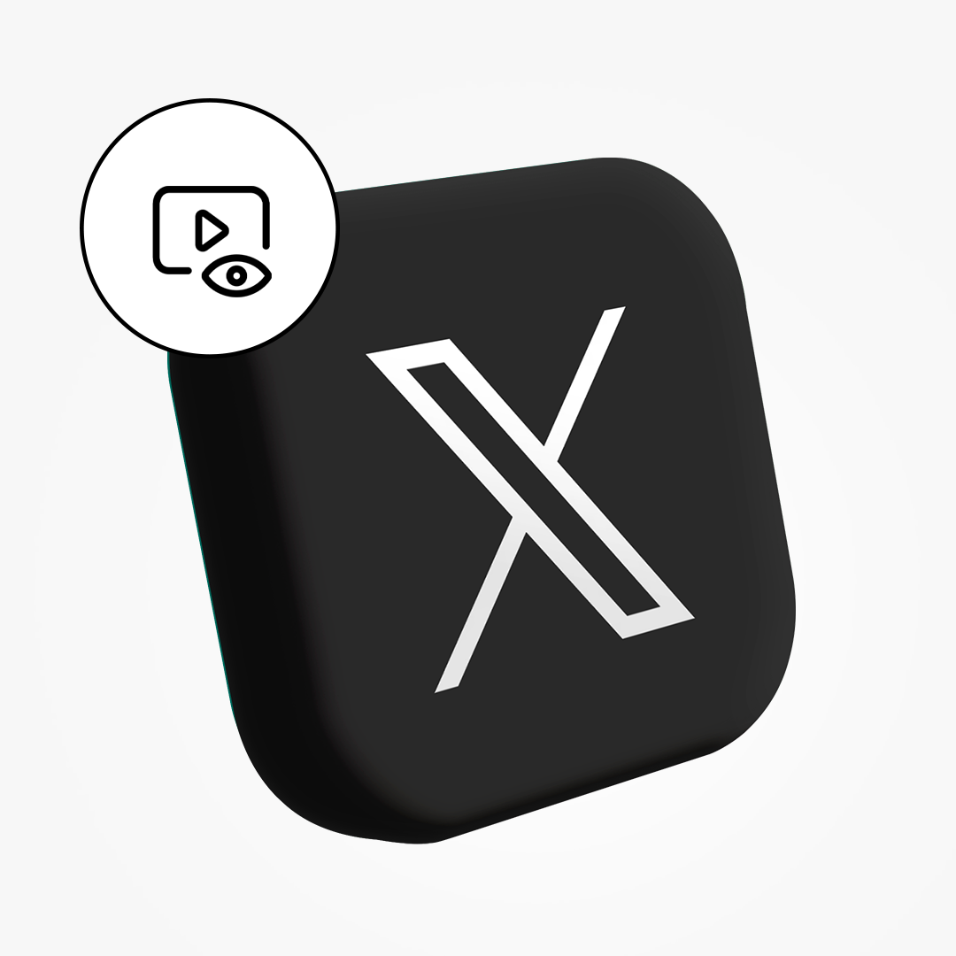 Video views  100k- X (Twitter)